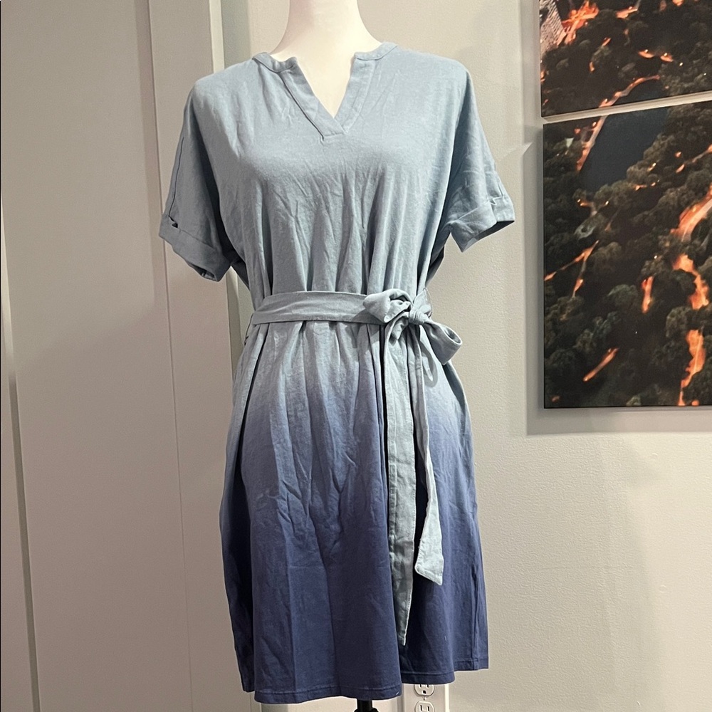 Style & Co. Blue Ombre Dress